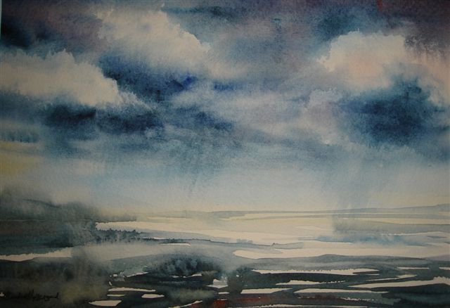 2007 Stormy Sky Watercolour